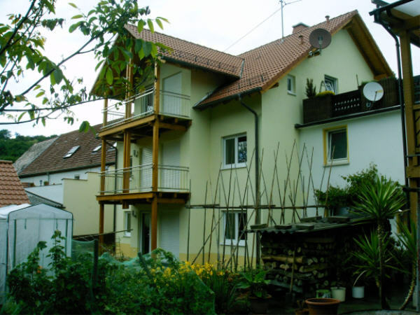 The backside of the house